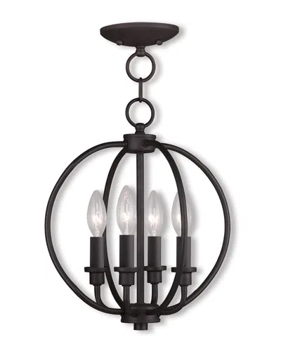 Livex Lighting Livex Milania 4-light Bronze Lantern/ceiling Mount