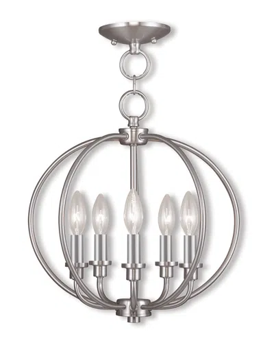 Livex Lighting Livex Milania 5-light Bn Chain Lantern/ceiling Mount