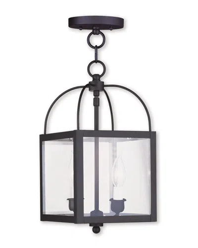Livex Lighting Livex Milford 2-light Black Chain Hang/ceiling Mount