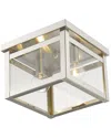 Livex Lighting Livex Milford 2-light Brushed Nickel Ceiling Mount