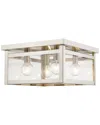 Livex Lighting Livex Milford 4-light Brushed Nickel Ceiling Mount