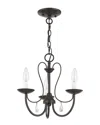 Livex Lighting Livex Mirabella 3-light English Bronze Chandelier