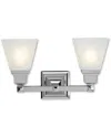 Livex Lighting Livex Mission 2-light Polished Chrome Bath-light