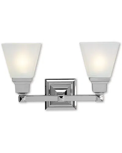 Livex Lighting Livex Mission 2-light Polished Chrome Bath-light