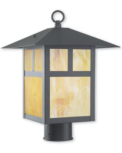 Livex Lighting Livex Montclair Mission 1-light Bronze Outdoor Post Lantern