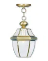 Livex Lighting Livex Monterey 1-light Ab Outdoor Chain Lantern