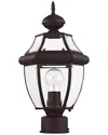 Livex Lighting 1-light Outdoor Post Top Lantern In Gold