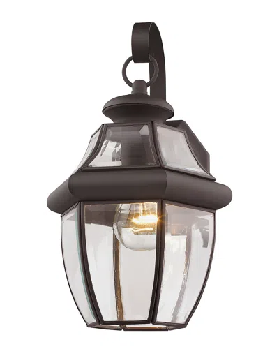 Livex Lighting Livex Monterey 1-light Bronze Outdoor Wall Lantern In Brown