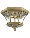 Livex Lighting Livex Monterey 2-light Antique Brass Ceiling Mount