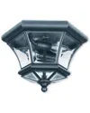 Livex Lighting Livex Monterey 2-light Black Ceiling Mount In Black