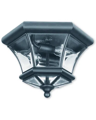 Livex Lighting Livex Monterey 2-light Black Ceiling Mount