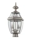 Livex Lighting Livex Monterey 2-light Bn Outdoor Post Lantern