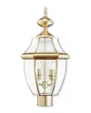 Livex Lighting Livex Monterey 2-light Ab Outdoor Post Lantern