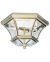 Livex Lighting Livex Monterey 3-light Antique Brass Ceiling Mount