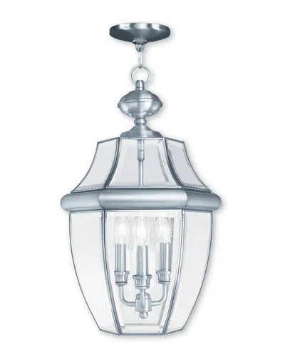 Livex Lighting Livex Monterey 3-light Bn Outdoor Chain Lantern