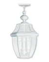 Livex Lighting Livex Monterey 3-light White Outdoor Chain Lantern In White