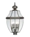 Livex Lighting Livex Monterey 4-light Bronze Outdoor Post Lantern
