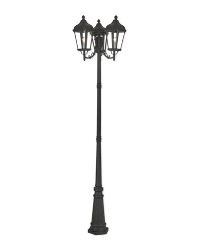 Livex Lighting Livex Morgan 3-light Tbk Outdoor Post-light