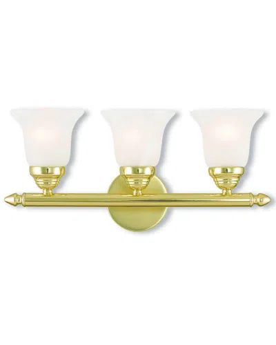 Livex Lighting Livex Neptune 3-light Polished Brass Bath-light
