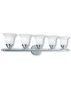 Livex Lighting Livex Neptune 5-light Polished Chrome Bath-light