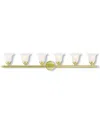 Livex Lighting Livex Neptune 6-light Polished Brass Bath-light