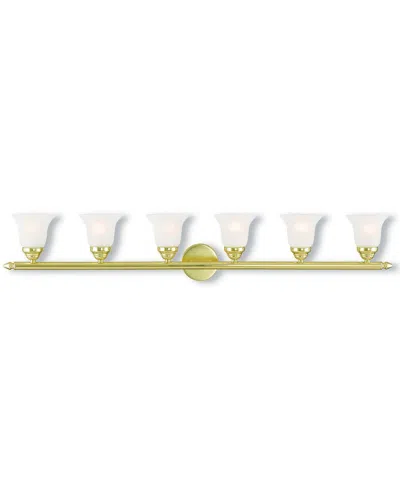 Livex Lighting Livex Neptune 6-light Polished Brass Bath-light