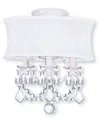 Livex Lighting Livex Newcastle 3-light White Chain Hang/ceiling Mount