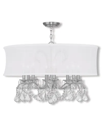 Livex Lighting Livex Newcastle 8-light Brushed Nickel Chandelier