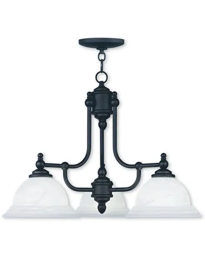 Livex Lighting Livex North Port 3-light Black Chandelier