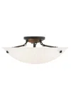 Livex Lighting Livex Oasis 3-light Bronze Ceiling Mount