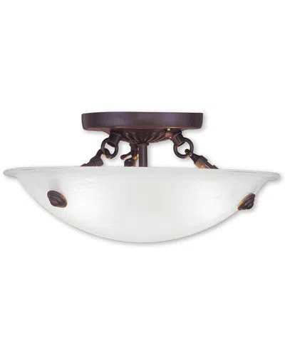 Livex Lighting Livex Oasis 3-light Bronze Ceiling Mount