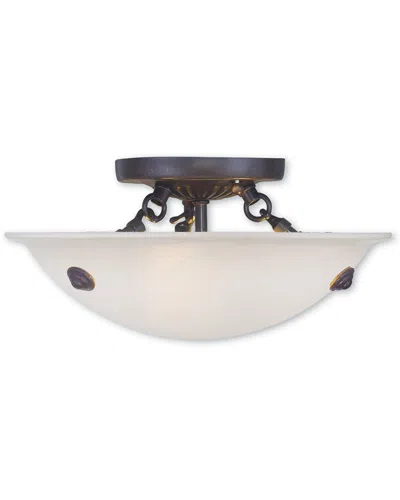 Livex Lighting Livex Oasis 3-light Bronze Ceiling Mount