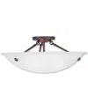 Livex Lighting Livex Oasis 3-light Bronze Ceiling Mount