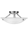 Livex Lighting Livex Oasis 3-light Brushed Nickel Ceiling Mount