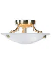 Livex Lighting Livex Oasis 3-light Polished Brass Ceiling Mount