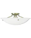 Livex Lighting Livex Oasis 4-light Antique Brass Ceiling Mount