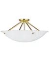 Livex Lighting Livex Oasis 4-light Polished Brass Ceiling Mount