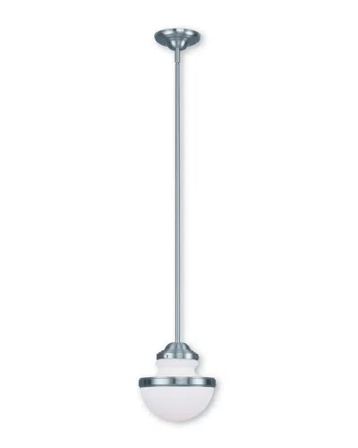 Livex Lighting Livex Oldwick 1-light Brushed Nickel Pendant