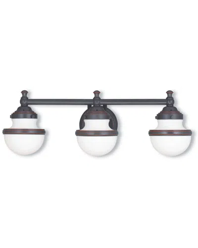 Livex Lighting Livex Oldwick 3-light Olde Bronze Bath-light
