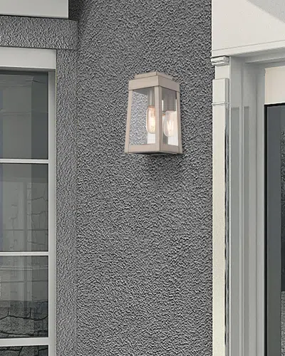 Livex Lighting Livex Oslo 1 Light Brushed Nickel Outdoor Wall Lantern
