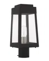 Livex Lighting Livex Oslo 1 Lt Black Outdoor Post Top Lantern