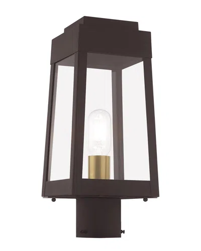 Livex Lighting Livex Oslo 1 Lt Bronze Outdoor Post Top Lantern