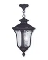 Livex Lighting Livex Oxford 3-light Bronze Chain Lantern In Black