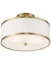 Livex Lighting Livex Park Ridge 2 Light Antique Brass Ceiling Mount