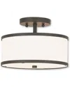 Livex Lighting Livex Park Ridge 2-light Bronze Ceiling Mount