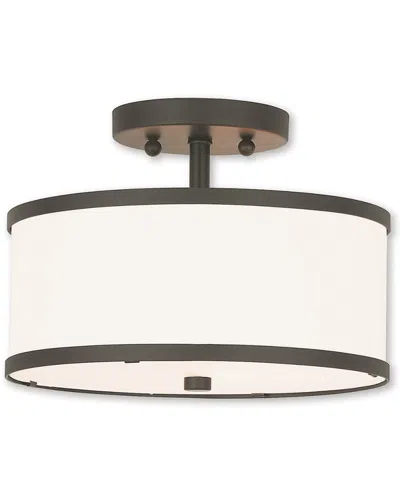 Livex Lighting Livex Park Ridge 2-light Bronze Ceiling Mount
