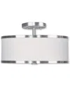 Livex Lighting Livex Park Ridge 2-light Brushed Nickel Ceiling Mount