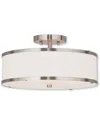 Livex Lighting Livex Park Ridge 3-light Brushed Nickel Ceiling Mount