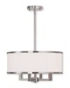 Livex Lighting Livex Park Ridge 4-light Brushed Nickel Chandelier