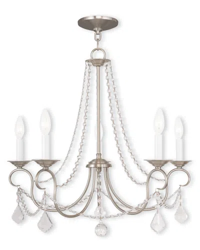Livex Lighting Livex Pennington 5-light Brushed Nickel Chandelier